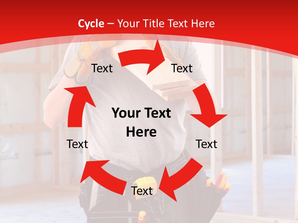 Development Man Contractor PowerPoint Template