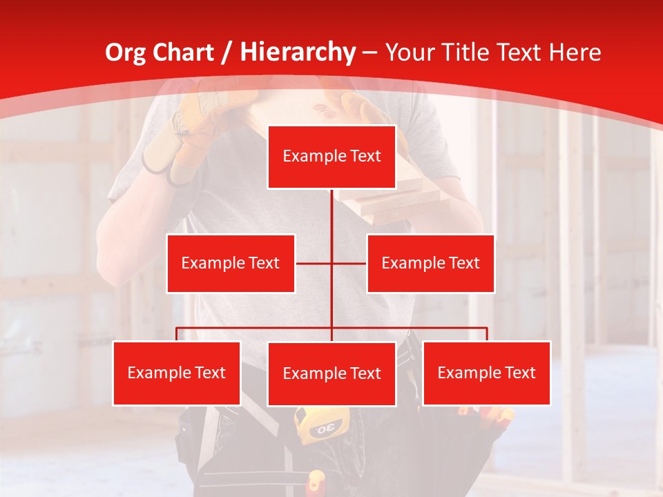 Development Man Contractor PowerPoint Template