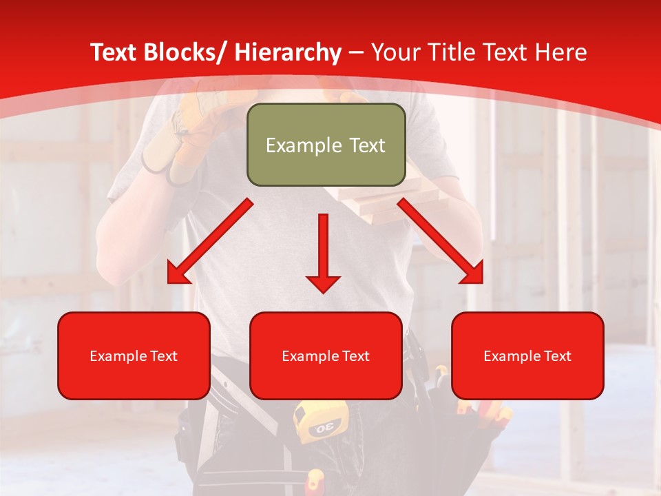 Development Man Contractor PowerPoint Template