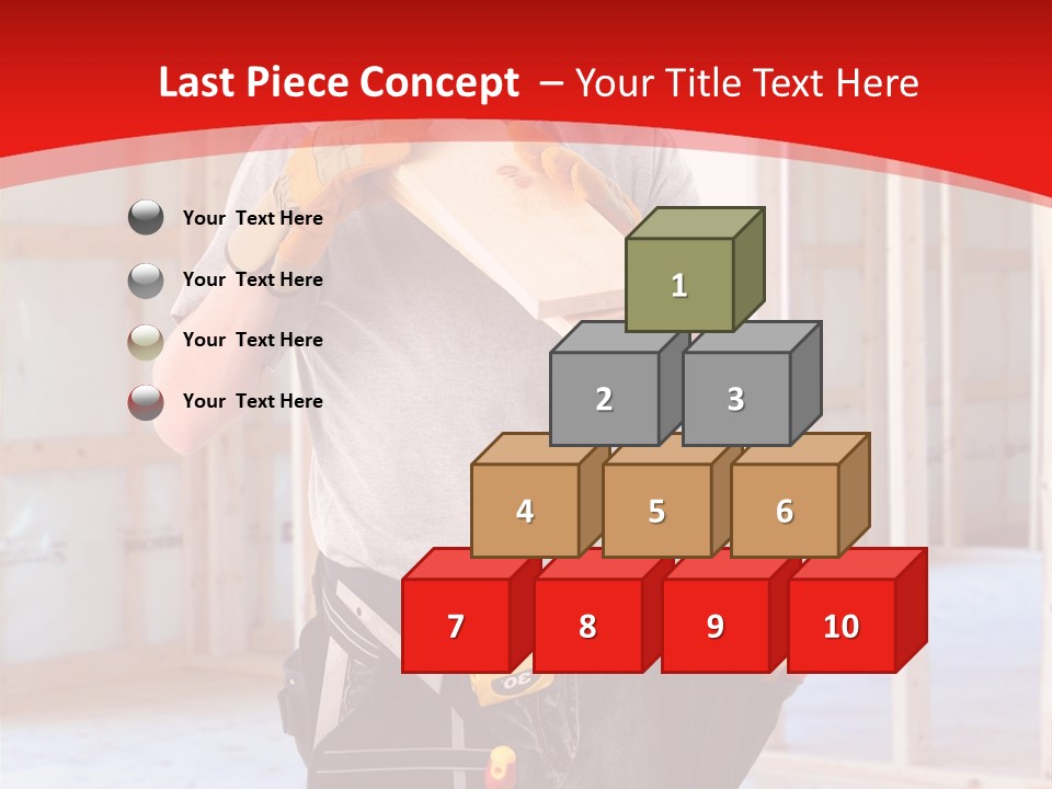 Development Man Contractor PowerPoint Template