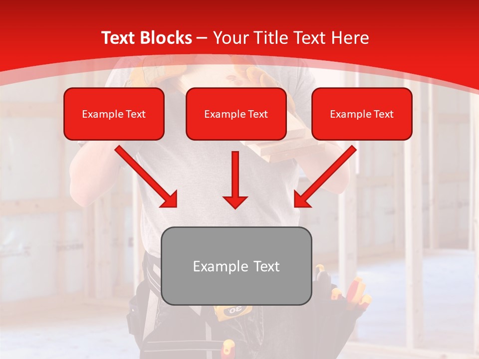 Development Man Contractor PowerPoint Template