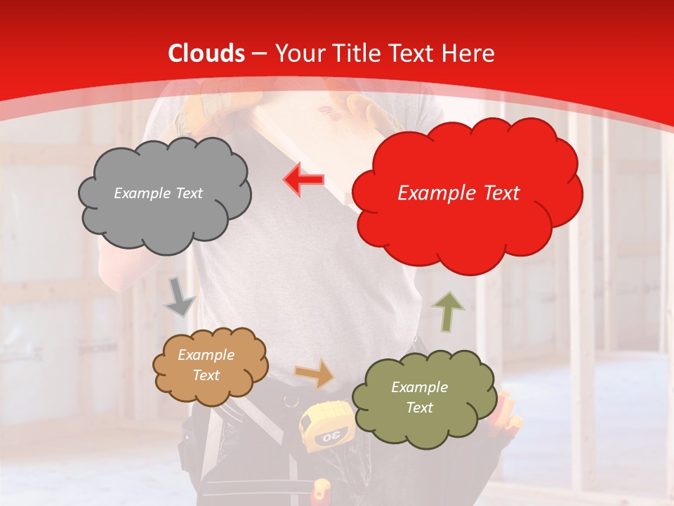 Development Man Contractor PowerPoint Template
