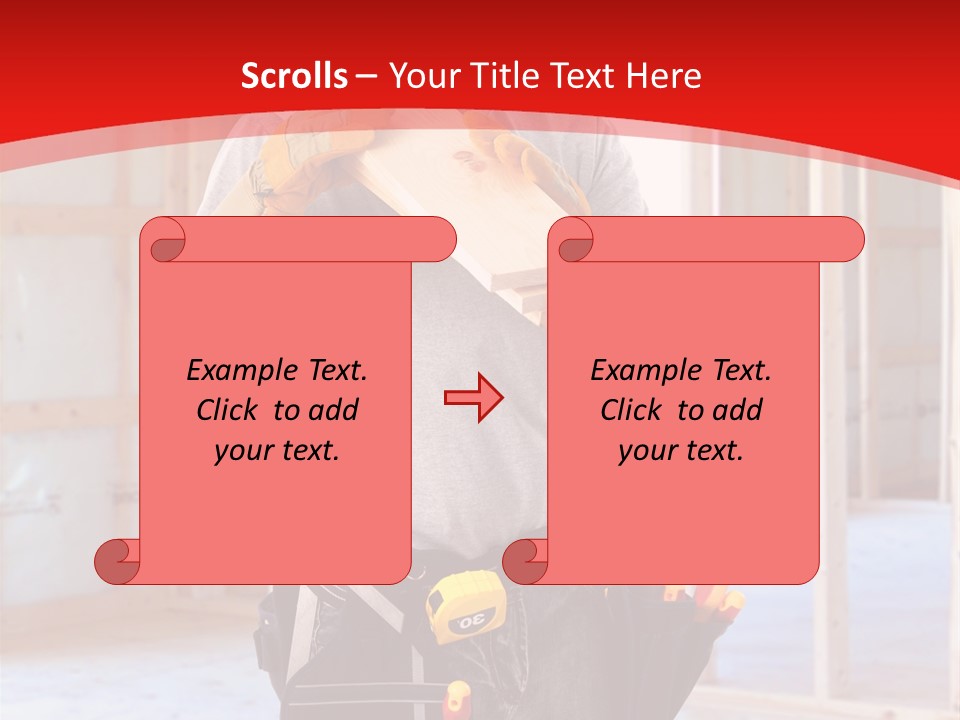 Development Man Contractor PowerPoint Template