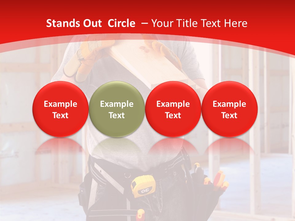 Development Man Contractor PowerPoint Template