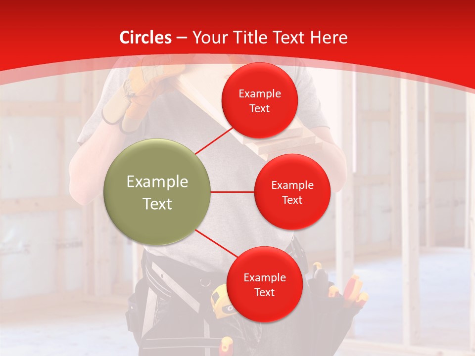 Development Man Contractor PowerPoint Template