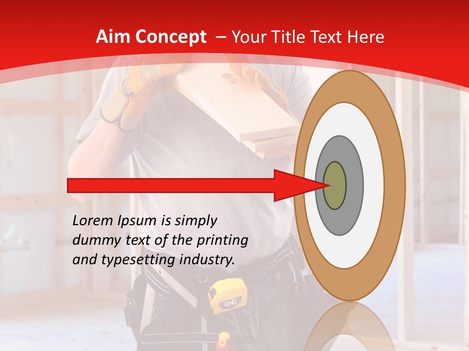 Development Man Contractor PowerPoint Template