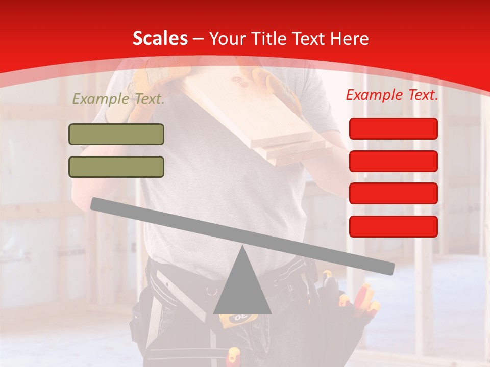 Development Man Contractor PowerPoint Template