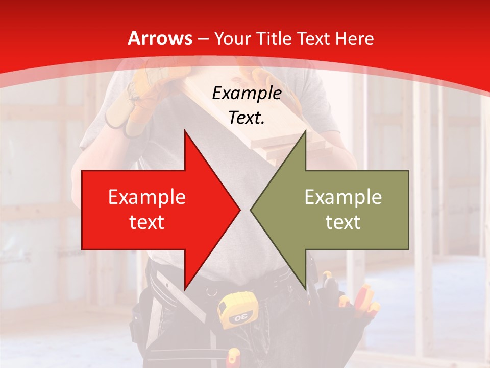 Development Man Contractor PowerPoint Template