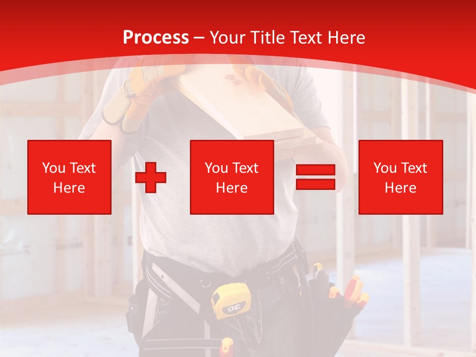 Development Man Contractor PowerPoint Template