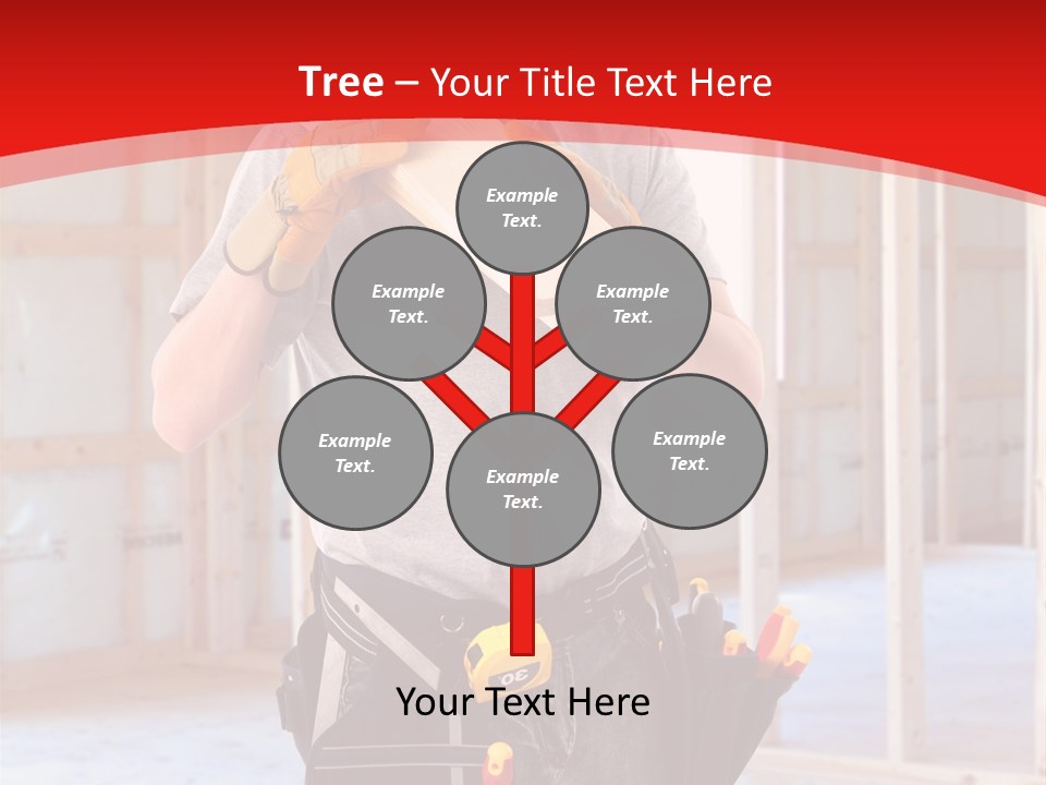 Development Man Contractor PowerPoint Template