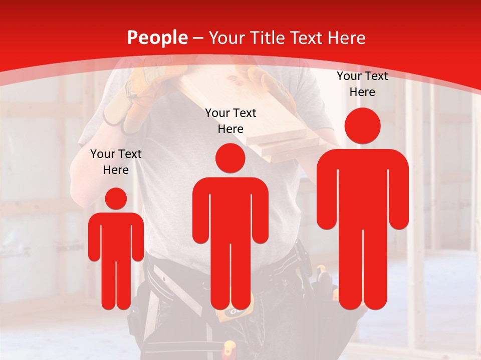 Development Man Contractor PowerPoint Template