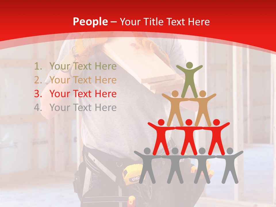 Development Man Contractor PowerPoint Template