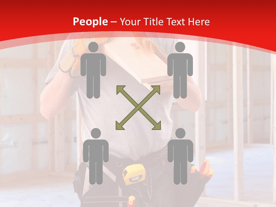 Development Man Contractor PowerPoint Template