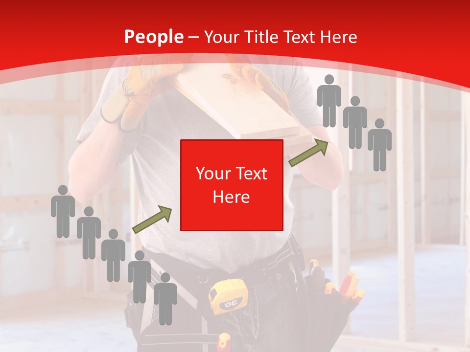 Development Man Contractor PowerPoint Template