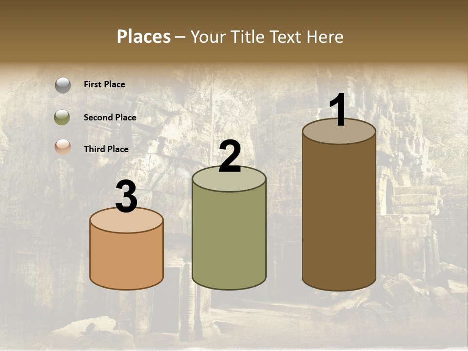 Archeology Wat Toned PowerPoint Template