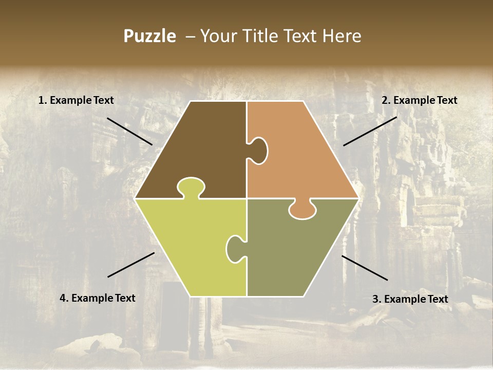 Archeology Wat Toned PowerPoint Template