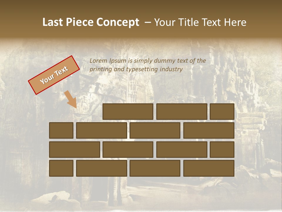 Archeology Wat Toned PowerPoint Template