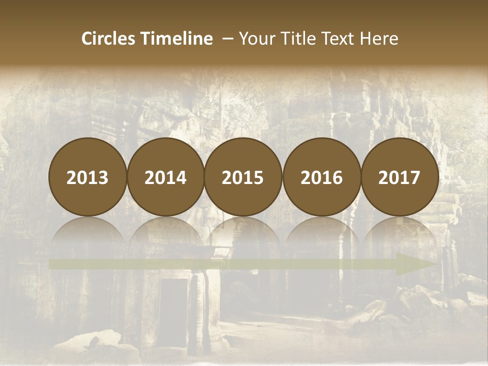Archeology Wat Toned PowerPoint Template