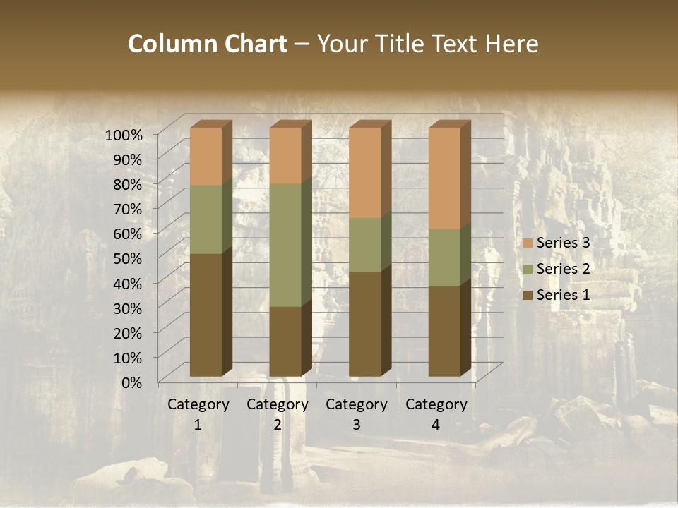 Archeology Wat Toned PowerPoint Template
