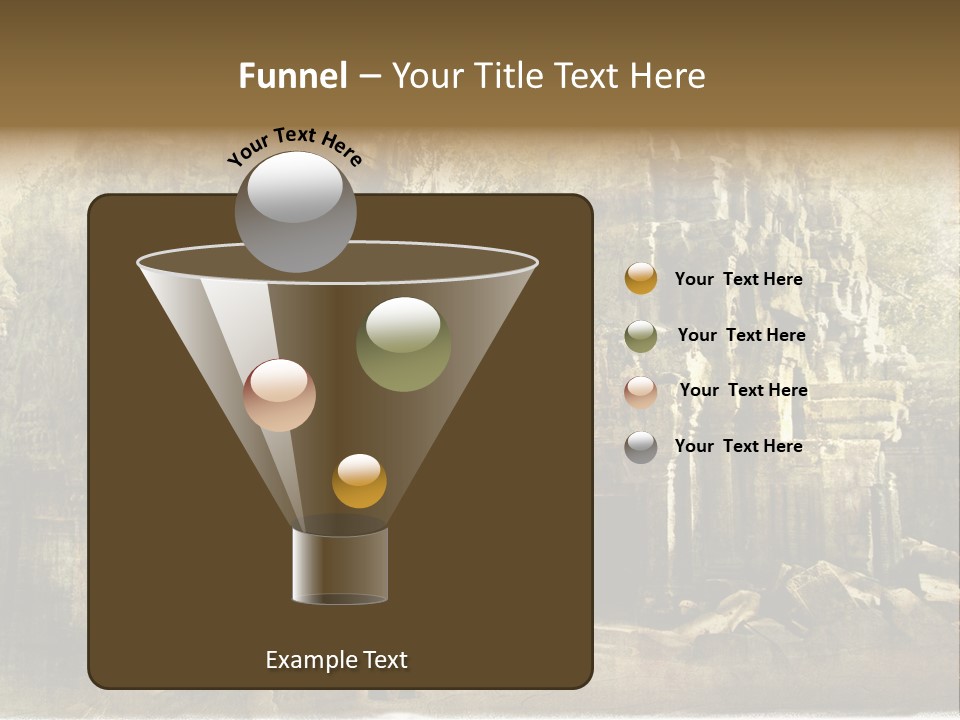 Archeology Wat Toned PowerPoint Template