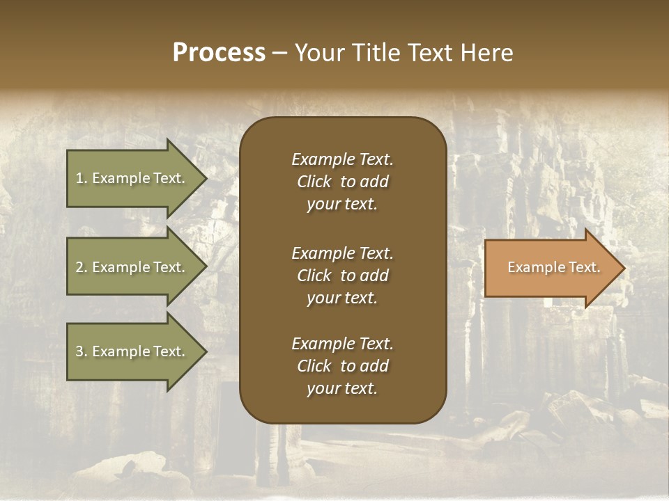 Archeology Wat Toned PowerPoint Template