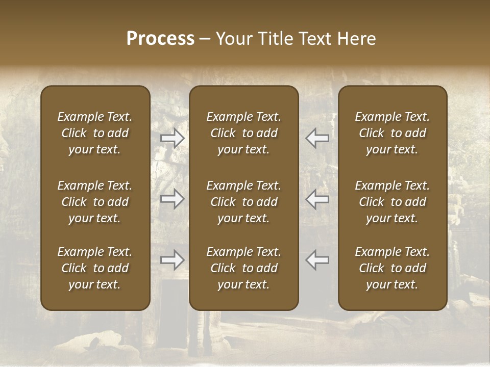 Archeology Wat Toned PowerPoint Template