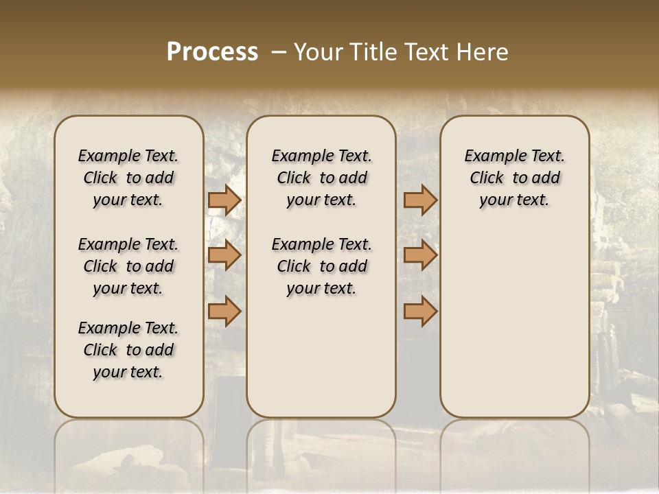 Archeology Wat Toned PowerPoint Template