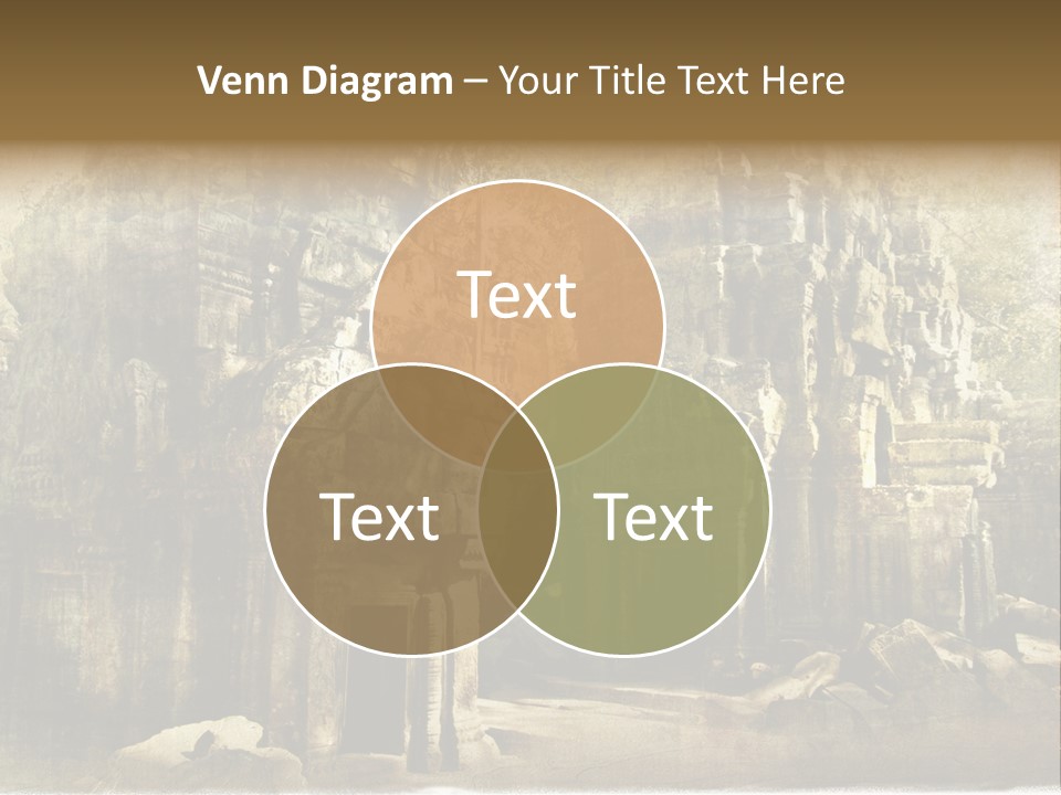 Archeology Wat Toned PowerPoint Template