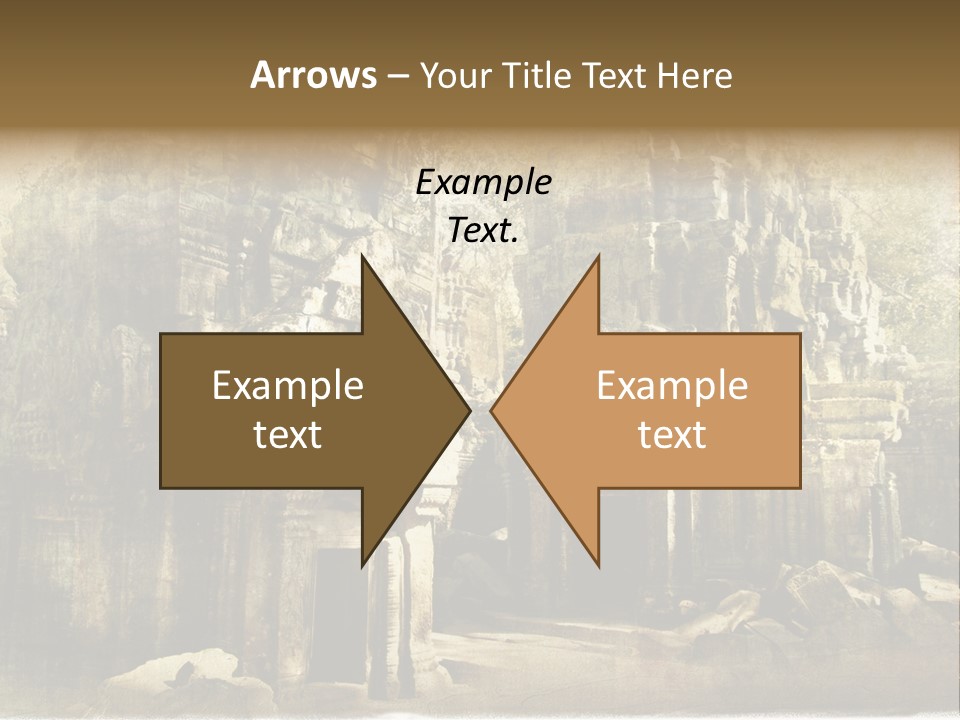 Archeology Wat Toned PowerPoint Template