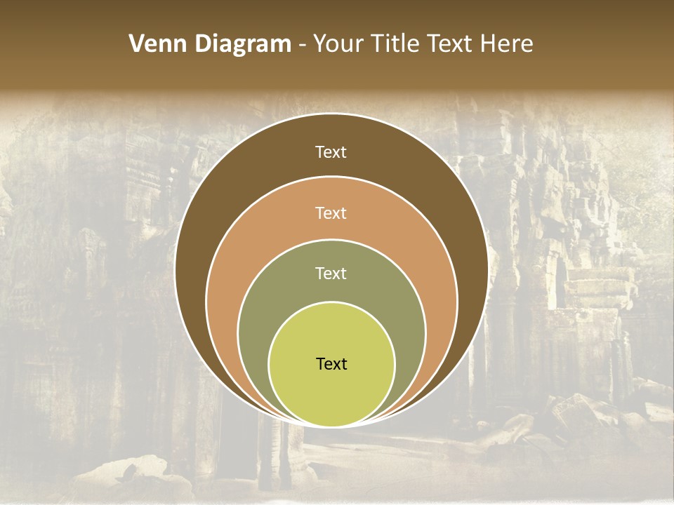 Archeology Wat Toned PowerPoint Template
