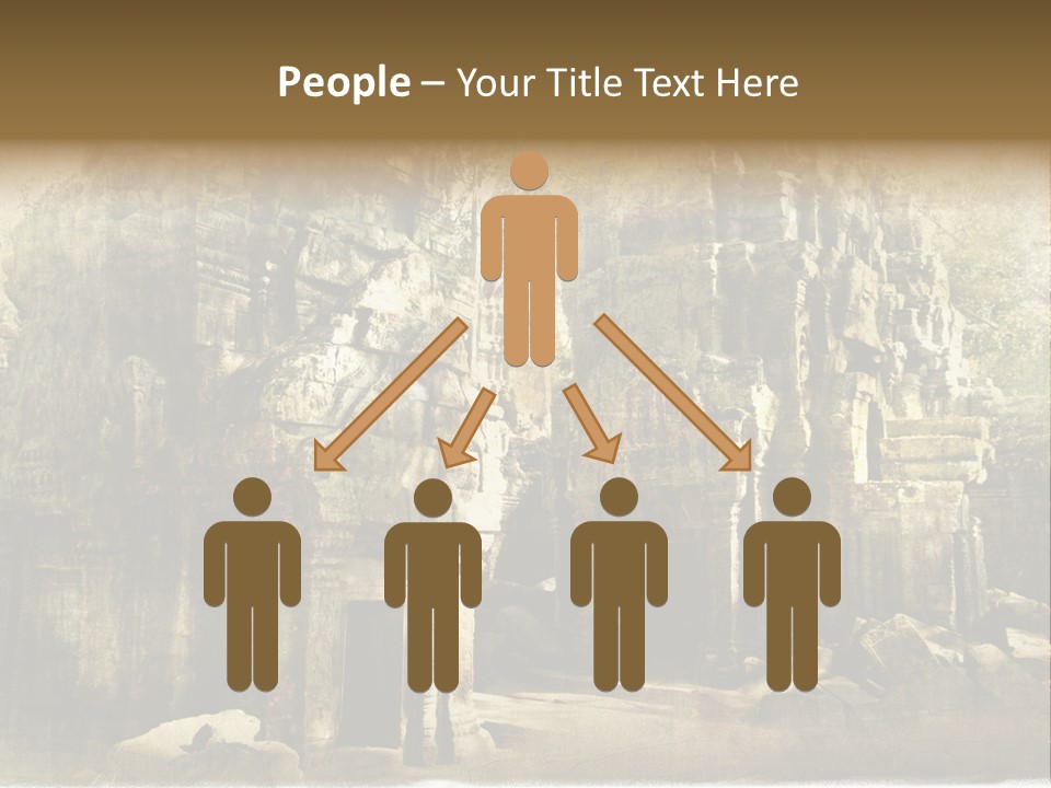 Archeology Wat Toned PowerPoint Template