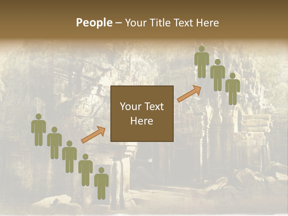 Archeology Wat Toned PowerPoint Template