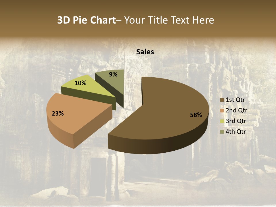 Archeology Wat Toned PowerPoint Template