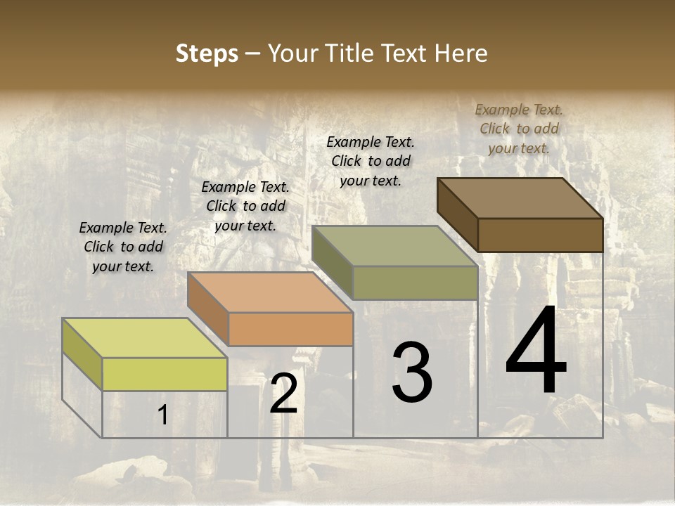 Archeology Wat Toned PowerPoint Template