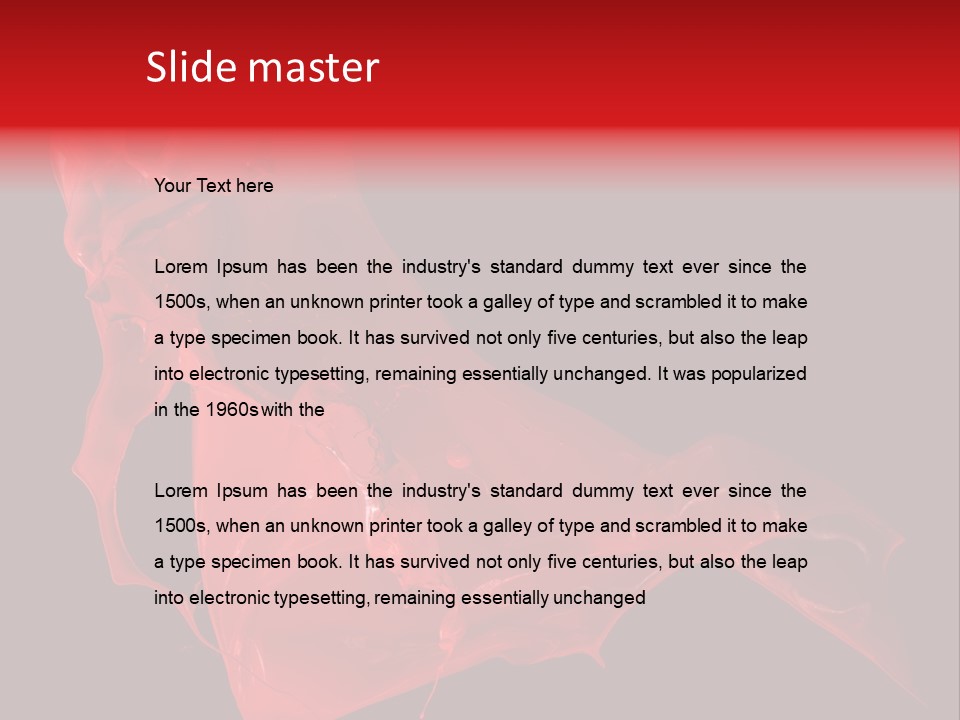 Shot Abstract Black PowerPoint Template