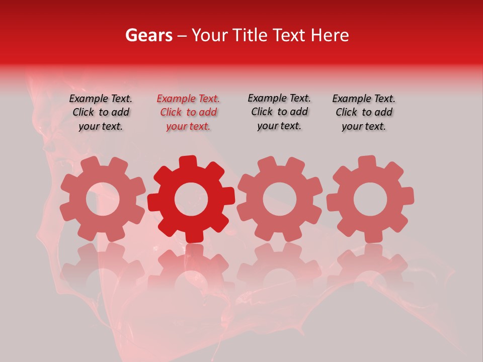 Shot Abstract Black PowerPoint Template