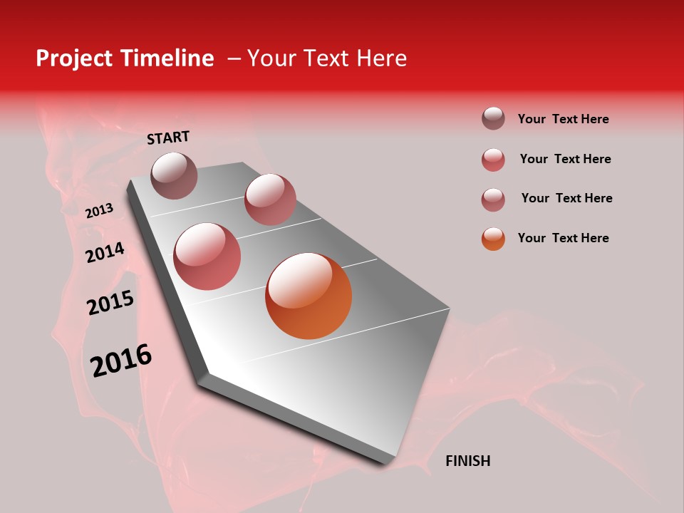 Shot Abstract Black PowerPoint Template