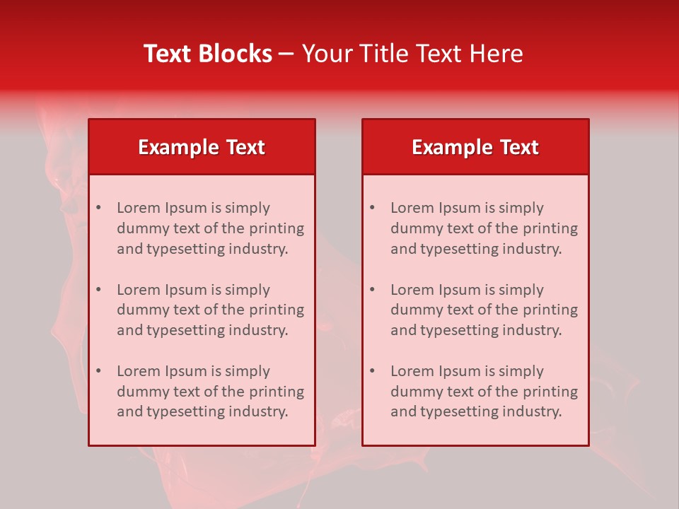 Shot Abstract Black PowerPoint Template