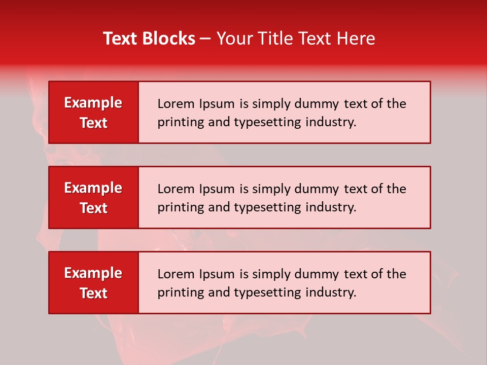 Shot Abstract Black PowerPoint Template