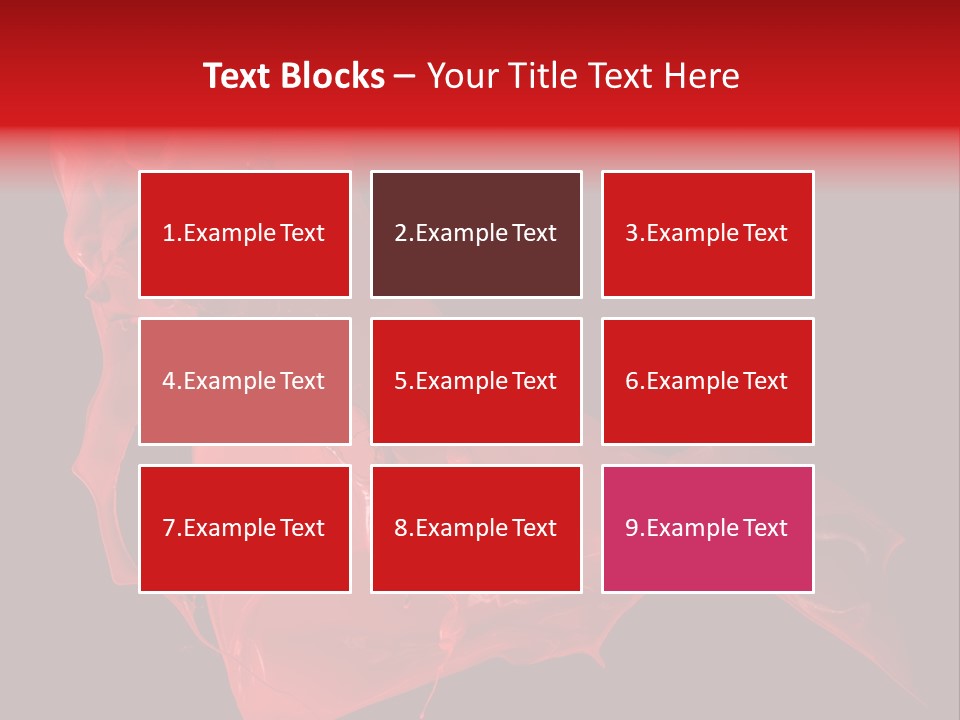 Shot Abstract Black PowerPoint Template