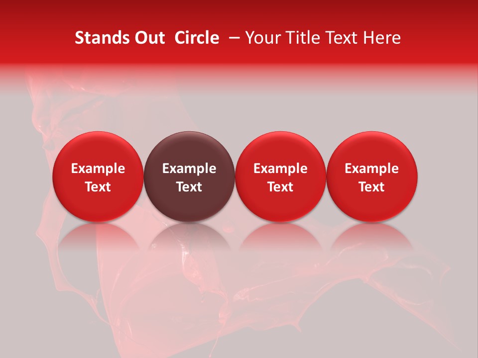 Shot Abstract Black PowerPoint Template