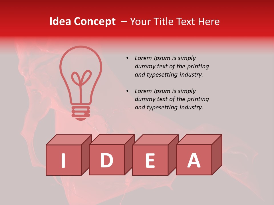 Shot Abstract Black PowerPoint Template