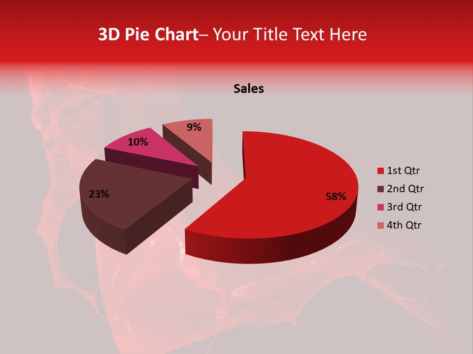 Shot Abstract Black PowerPoint Template