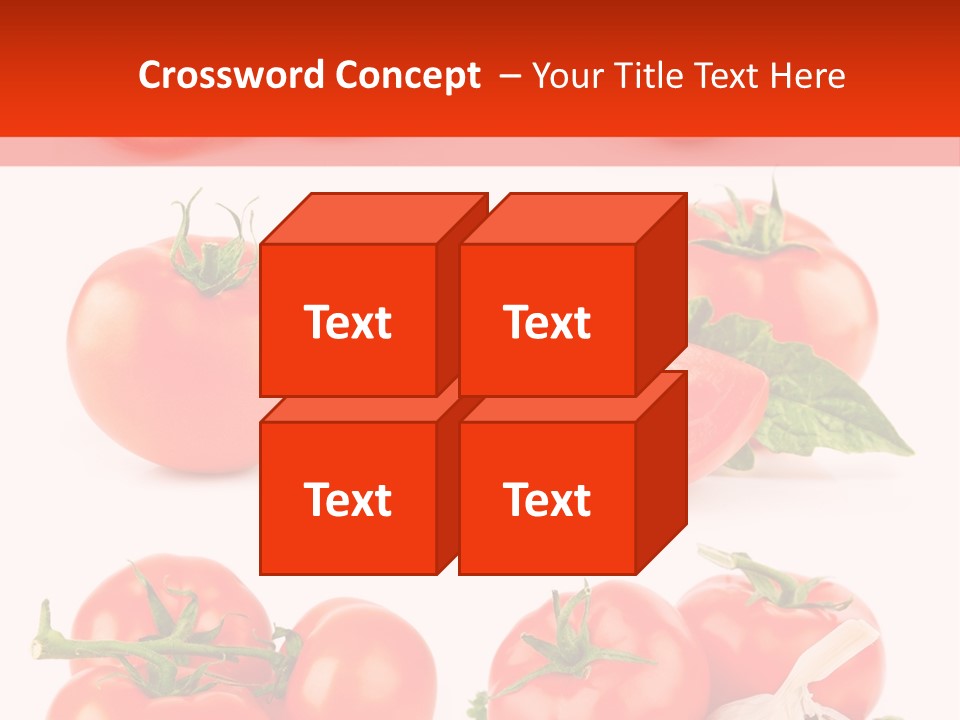 Leaf Cut Food PowerPoint Template