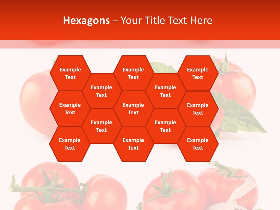 Leaf Cut Food PowerPoint Template