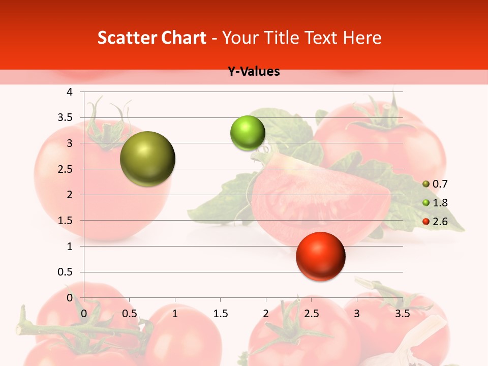Leaf Cut Food PowerPoint Template