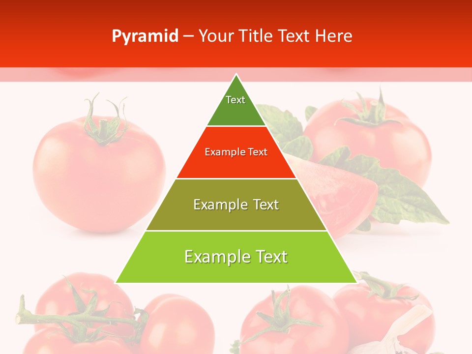 Leaf Cut Food PowerPoint Template