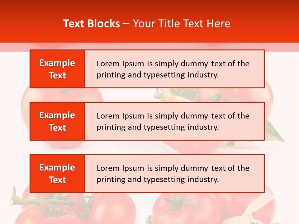 Leaf Cut Food PowerPoint Template
