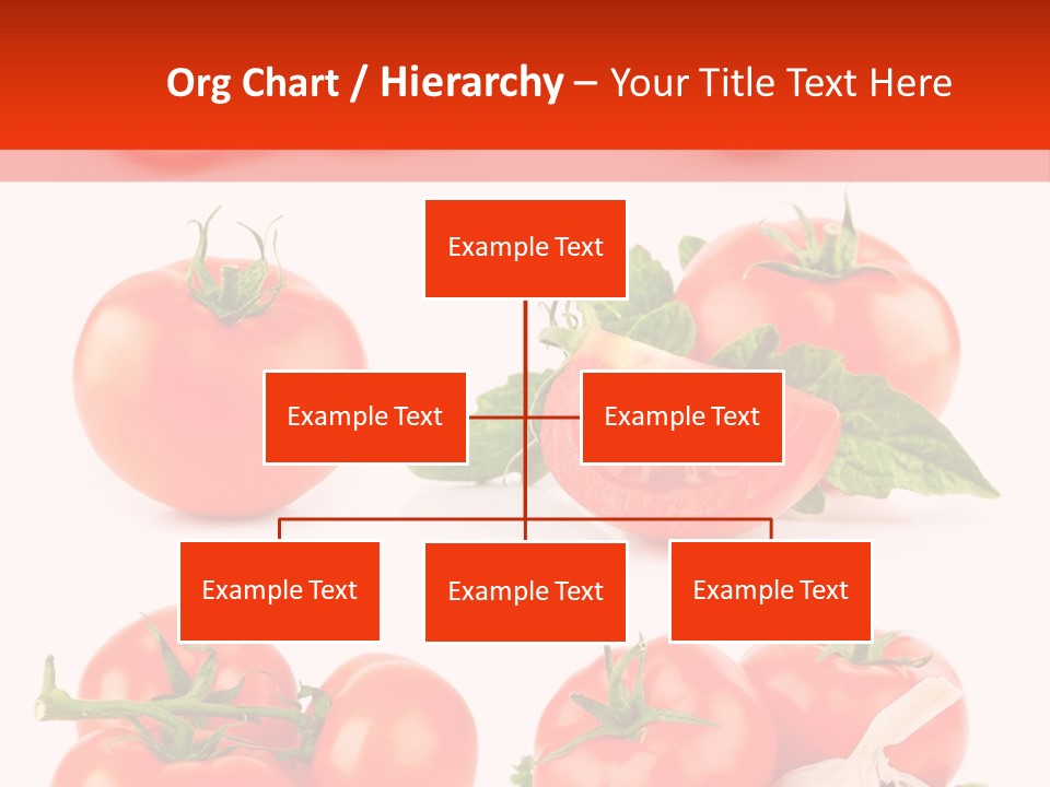 Leaf Cut Food PowerPoint Template