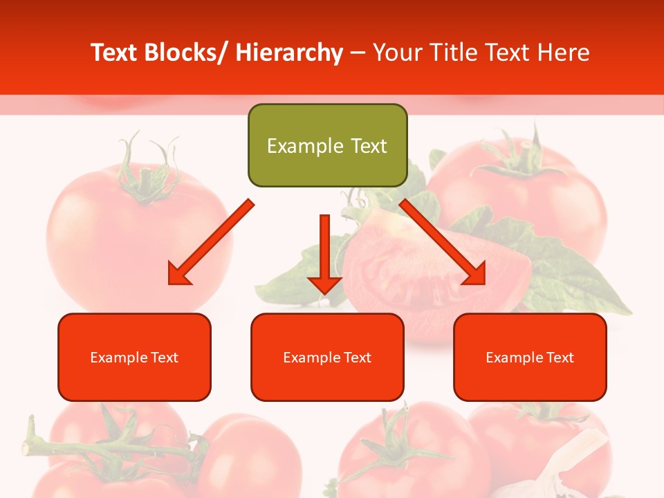 Leaf Cut Food PowerPoint Template